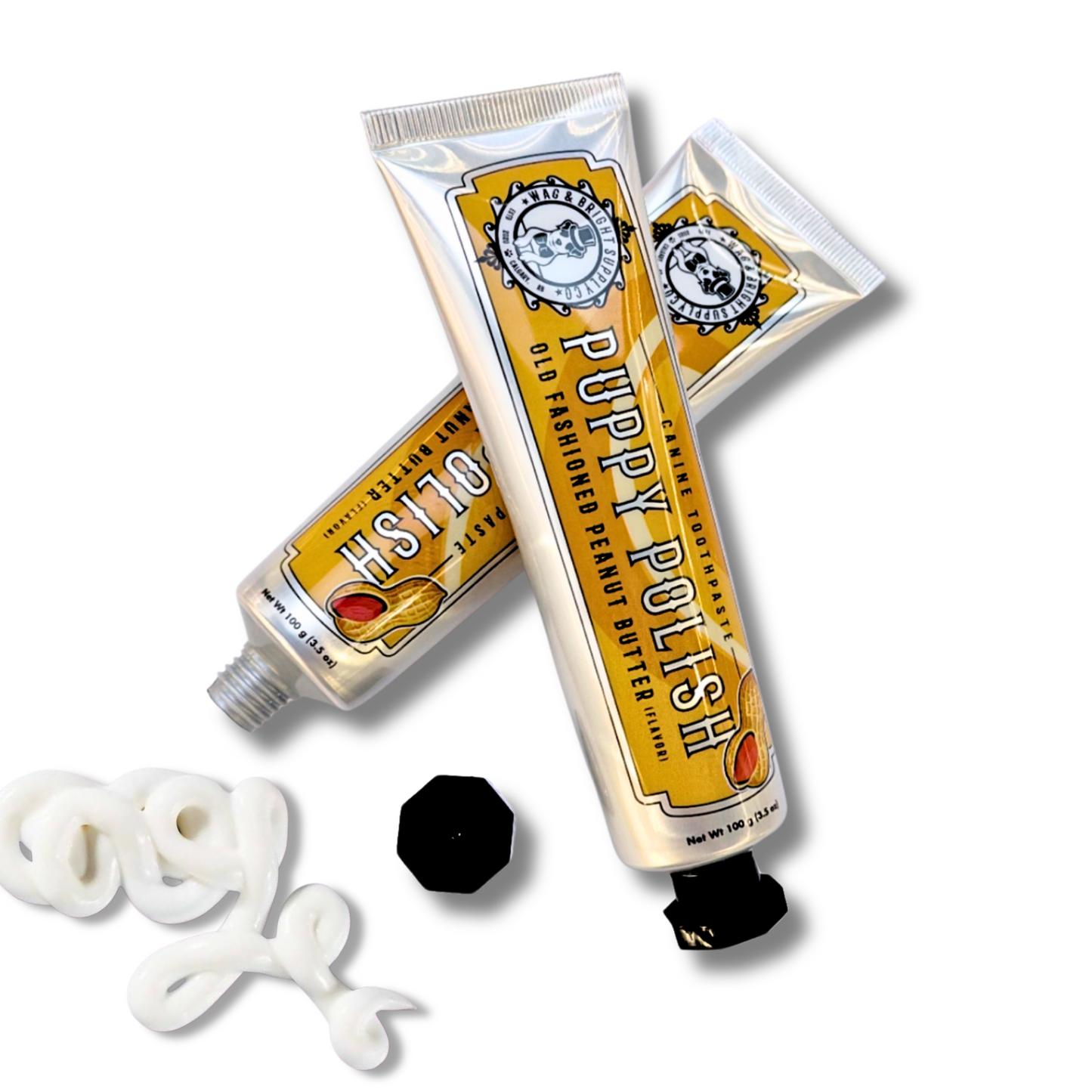 Puppy Polish Toothpaste - Old Fashioned Peanut Butter