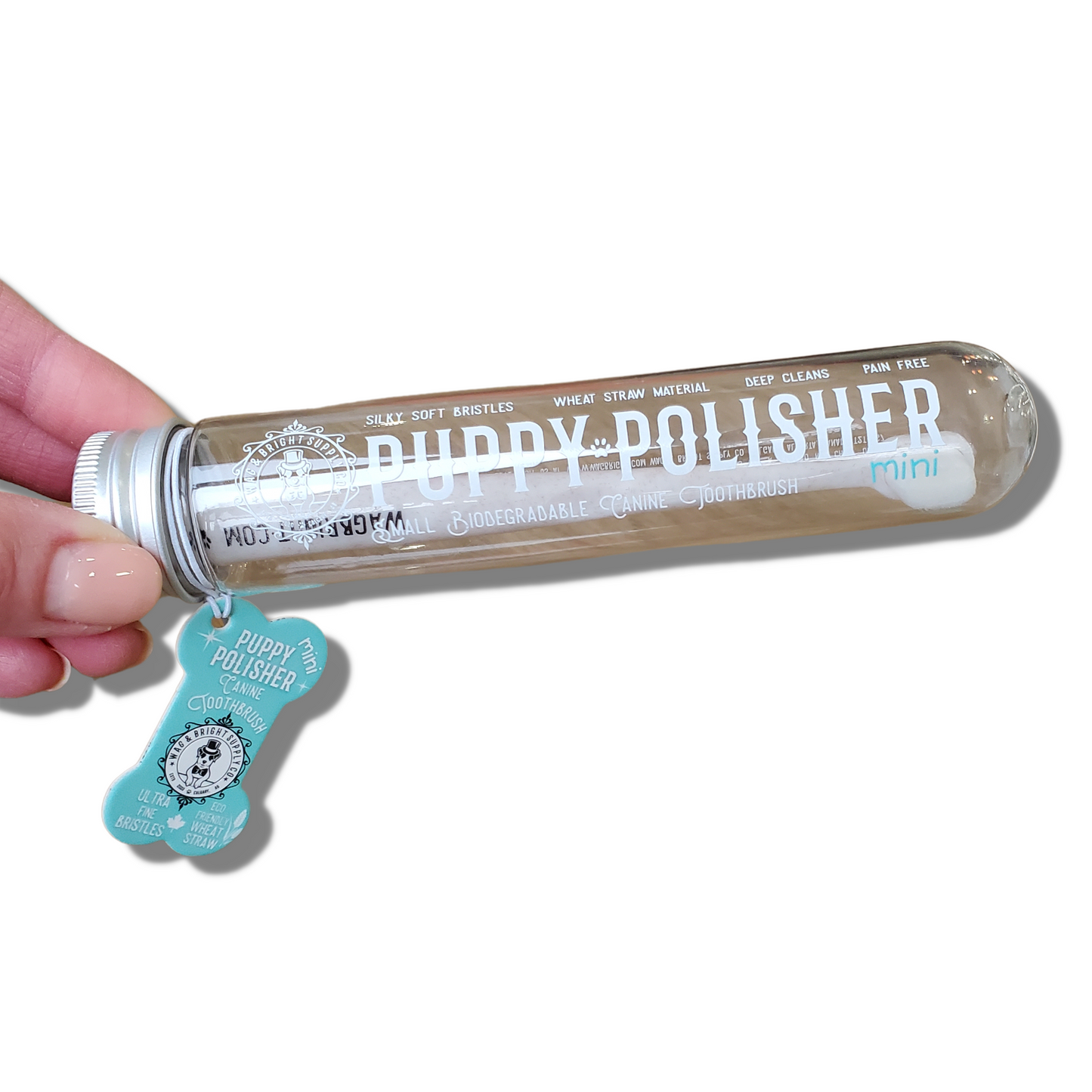 Wag & Bright Puppy Polisher Toothbrush Mini Nano for dogs